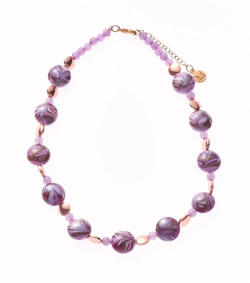 Necklace MurrinaMurano Venezia Woman Venus in Steel GM0209.02 - GM0209.02